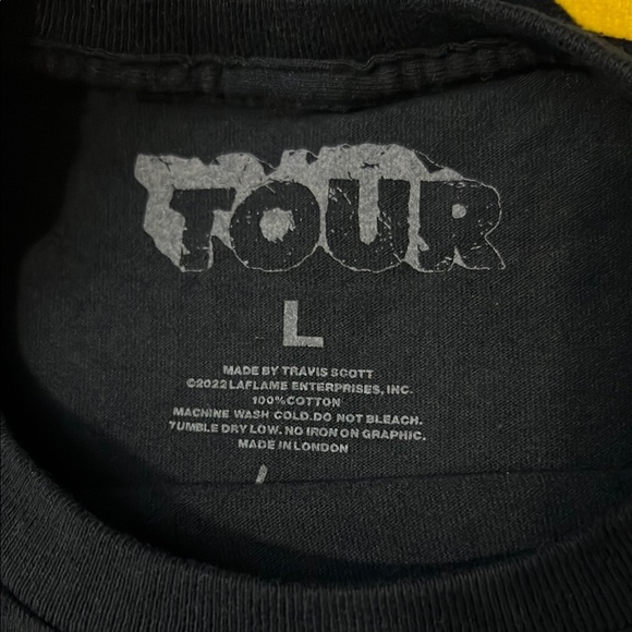 Travis Scott Black Graphic Tee - Picture 2 of 4